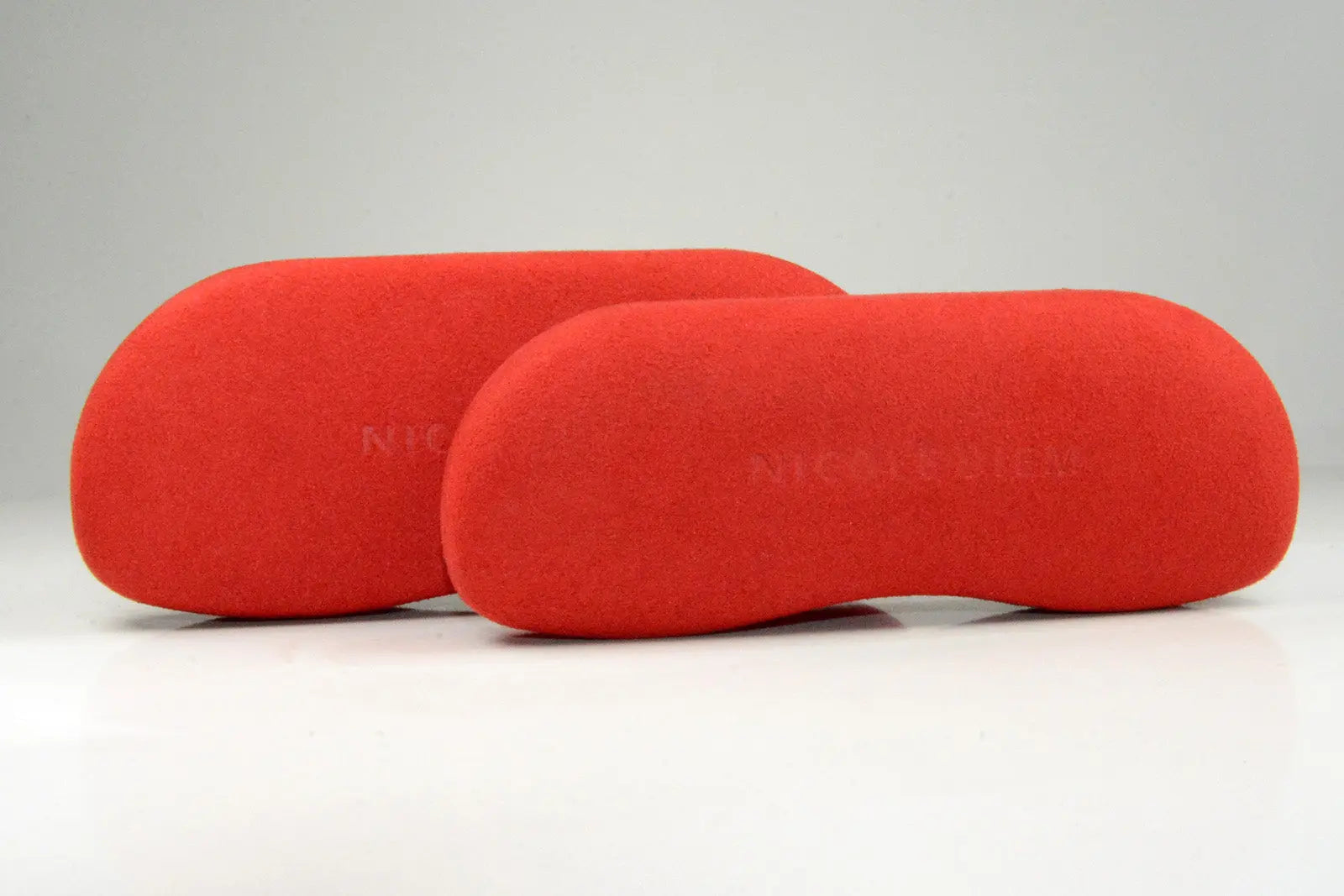 Alcatara glasses case NICOLE DIEM